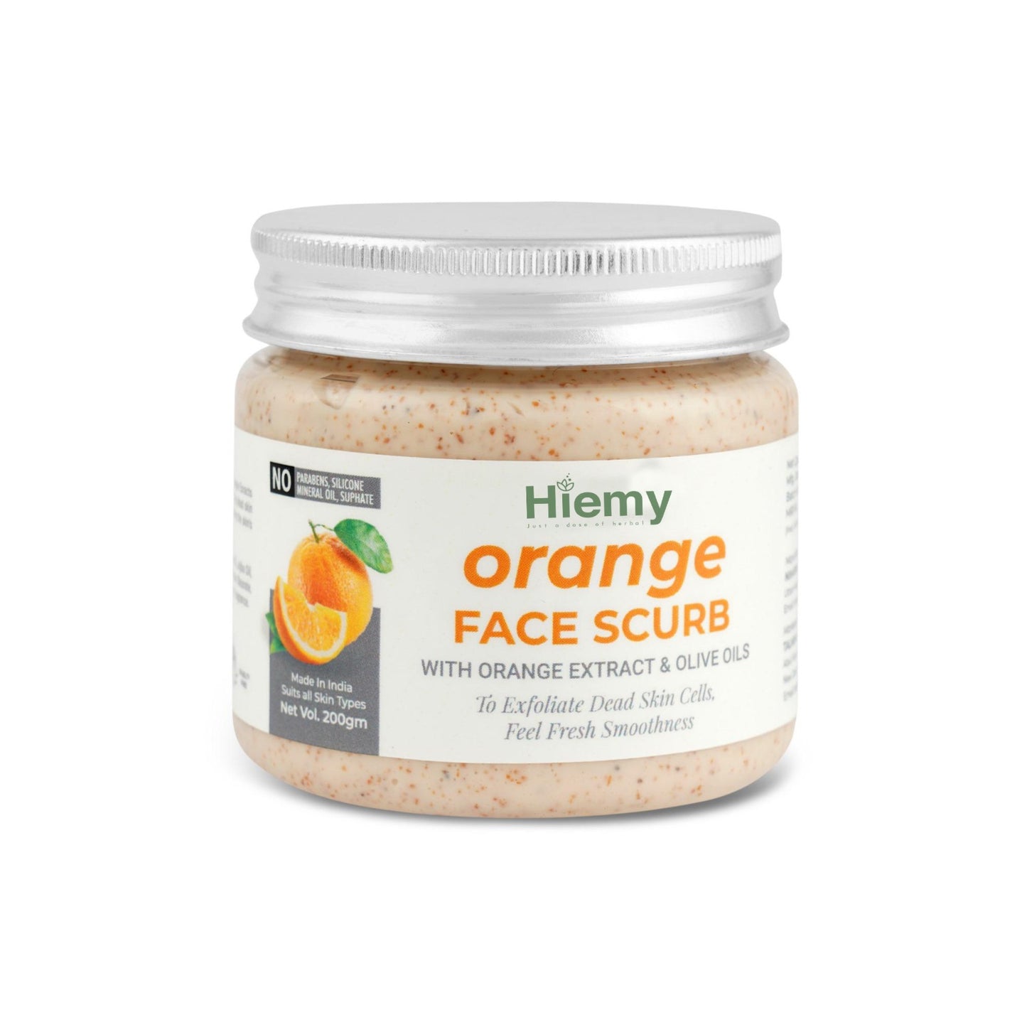 Hiemy Orange Face Scrub (200 gm)