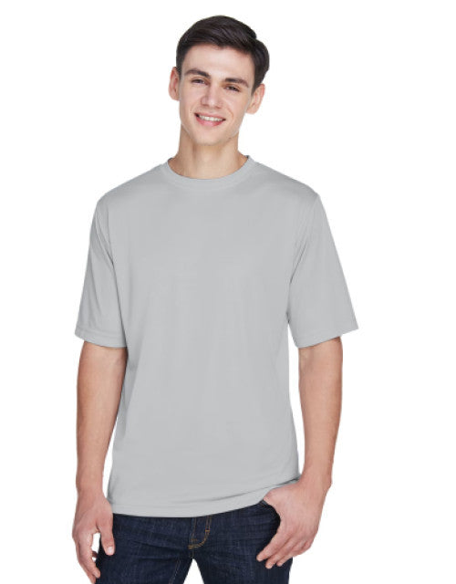 GREY ROUND NECK DRI-FIT TSHIRT